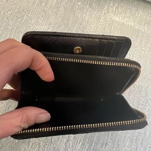 YSL monogram card wallet